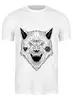 Заказать мужскую футболку в Москве. Футболка классическая Серый волк от YellowCloverShop - готовые дизайны и нанесение принтов.
