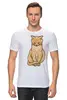 Заказать мужскую футболку в Москве. Футболка классическая Cats Here от oneredfoxstore@gmail.com - готовые дизайны и нанесение принтов.