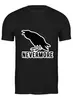 Заказать мужскую футболку в Москве. Футболка классическая Nevermore от Franka  - готовые дизайны и нанесение принтов.
