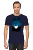 Заказать мужскую футболку в Москве. Футболка классическая Ski Ride от oneredfoxstore@gmail.com - готовые дизайны и нанесение принтов.