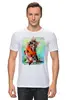 Заказать мужскую футболку в Москве. Футболка классическая Котик  от T-shirt print  - готовые дизайны и нанесение принтов.