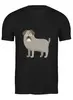 Заказать мужскую футболку в Москве. Футболка классическая Злой пёс от svetlanas - готовые дизайны и нанесение принтов.