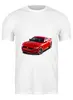 Заказать мужскую футболку в Москве. Футболка классическая Красное авто от THE_NISE  - готовые дизайны и нанесение принтов.