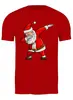 Заказать мужскую футболку в Москве. Футболка классическая Санта дэб от T-shirt print  - готовые дизайны и нанесение принтов.
