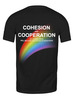 Заказать мужскую футболку в Москве. Футболка классическая Cohesion and cooperation  от moto230281@gmail.com - готовые дизайны и нанесение принтов.