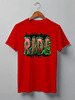 Заказать мужскую футболку в Москве. Футболка классическая Ride Red от oneredfoxstore@gmail.com - готовые дизайны и нанесение принтов.