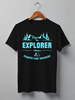 Заказать мужскую футболку в Москве. Футболка классическая Mountains от oneredfoxstore@gmail.com - готовые дизайны и нанесение принтов.