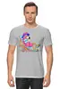 Заказать мужскую футболку в Москве. Футболка классическая Фламинго  от T-shirt print  - готовые дизайны и нанесение принтов.