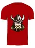 Заказать мужскую футболку в Москве. Футболка классическая Веселый викинг от shop-viking - готовые дизайны и нанесение принтов.