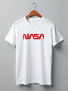 Заказать мужскую футболку в Москве. Футболка классическая NASA  от DESIGNER   - готовые дизайны и нанесение принтов.