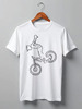 Заказать мужскую футболку в Москве. Футболка классическая Mountain Bike от oneredfoxstore@gmail.com - готовые дизайны и нанесение принтов.