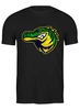 Заказать мужскую футболку в Москве. Футболка классическая Злой крокодил от skynatural - готовые дизайны и нанесение принтов.