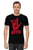 Заказать мужскую футболку в Москве. Футболка классическая Рок музыка от T-shirt print  - готовые дизайны и нанесение принтов.