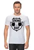 Заказать мужскую футболку в Москве. Футболка классическая КРЕПКОЕ ТЕЛО! от Алексс Неро - готовые дизайны и нанесение принтов.
