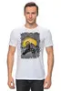 Заказать мужскую футболку в Москве. Футболка классическая Rider MTB от oneredfoxstore@gmail.com - готовые дизайны и нанесение принтов.