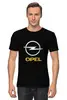 Заказать мужскую футболку в Москве. Футболка классическая OPEL  от DESIGNER   - готовые дизайны и нанесение принтов.