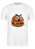 Заказать мужскую футболку в Москве. Футболка классическая Гамбургер от THE_NISE  - готовые дизайны и нанесение принтов.