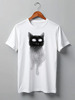 Заказать мужскую футболку в Москве. Футболка классическая Skull Cat от oneredfoxstore@gmail.com - готовые дизайны и нанесение принтов.