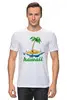 Заказать мужскую футболку в Москве. Футболка классическая Hawaii     от T-shirt print  - готовые дизайны и нанесение принтов.