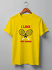 Заказать мужскую футболку в Москве. Футболка классическая I like big tennis от rybdenis1@mail.ru - готовые дизайны и нанесение принтов.