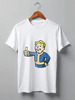 Заказать мужскую футболку в Москве. Футболка классическая Vault Boy от YellowCloverShop - готовые дизайны и нанесение принтов.