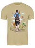 Заказать мужскую футболку в Москве. Футболка классическая Турист от T-shirt print  - готовые дизайны и нанесение принтов.