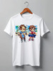 Заказать мужскую футболку в Москве. Футболка классическая Street Fighter #mini Chuni & Sakura от StreetMag - готовые дизайны и нанесение принтов.