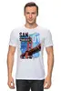 Заказать мужскую футболку в Москве. Футболка классическая San Francisco от Никита Коледенков - готовые дизайны и нанесение принтов.