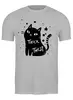 Заказать мужскую футболку в Москве. Футболка классическая Cats Here от oneredfoxstore@gmail.com - готовые дизайны и нанесение принтов.