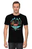 Заказать мужскую футболку в Москве. Футболка классическая Bear Here от oneredfoxstore@gmail.com - готовые дизайны и нанесение принтов.