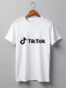 Заказать мужскую футболку в Москве. Футболка классическая TikTok  от DESIGNER   - готовые дизайны и нанесение принтов.