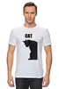 Заказать мужскую футболку в Москве. Футболка классическая Чёрный кот от Виктор Гришин - готовые дизайны и нанесение принтов.