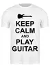 Заказать мужскую футболку в Москве. Футболка классическая Guitar от Vladec11 - готовые дизайны и нанесение принтов.