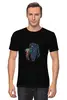 Заказать мужскую футболку в Москве. Футболка классическая Космическая медуза от ISliM - готовые дизайны и нанесение принтов.