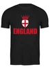 Заказать мужскую футболку в Москве. Футболка классическая England от skynatural - готовые дизайны и нанесение принтов.