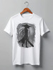 Заказать мужскую футболку в Москве. Футболка классическая Lady Fox от oneredfoxstore@gmail.com - готовые дизайны и нанесение принтов.