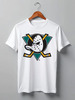 Заказать мужскую футболку в Москве. Футболка классическая Mighty Ducks от Mesk08 - готовые дизайны и нанесение принтов.