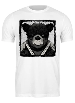 Заказать мужскую футболку в Москве. Футболка классическая Медведь и медведи  от oneredfoxstore@gmail.com - готовые дизайны и нанесение принтов.
