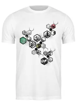 Заказать мужскую футболку в Москве. Футболка классическая  Original Weed Hexagon от oneredfoxstore@gmail.com - готовые дизайны и нанесение принтов.