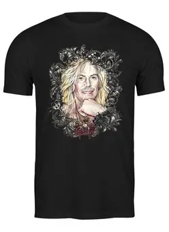 Заказать мужскую футболку в Москве. Футболка классическая Duff McKagan "Guns N' Roses" ROCKHLOMA от Инна Вольвак - готовые дизайны и нанесение принтов.