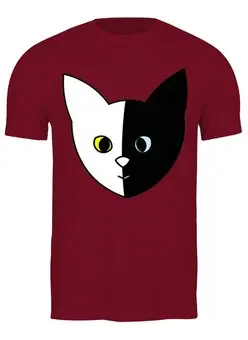 Заказать мужскую футболку в Москве. Футболка классическая Cats Here от oneredfoxstore@gmail.com - готовые дизайны и нанесение принтов.