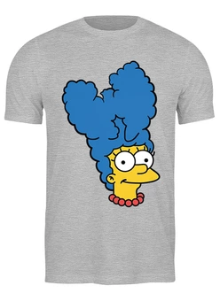 Заказать мужскую футболку в Москве. Футболка классическая Wu-Tang Marge от skynatural - готовые дизайны и нанесение принтов.