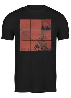 Заказать мужскую футболку в Москве. Футболка классическая  Weed Colors от oneredfoxstore@gmail.com - готовые дизайны и нанесение принтов.