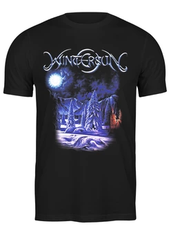 Заказать мужскую футболку в Москве. Футболка классическая Wintersun Design Art от Merch Art - готовые дизайны и нанесение принтов.