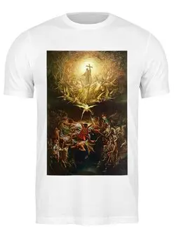 Заказать мужскую футболку в Москве. Футболка классическая Триумф христианства над язычеством от trend - готовые дизайны и нанесение принтов.