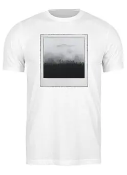 Заказать мужскую футболку в Москве. Футболка классическая Dark Forest UFO от oneredfoxstore@gmail.com - готовые дизайны и нанесение принтов.