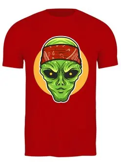 Заказать мужскую футболку в Москве. Футболка классическая Aliens   от ПРИНТЫ ПЕЧАТЬ  - готовые дизайны и нанесение принтов.