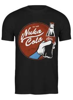 Заказать мужскую футболку в Москве. Футболка классическая Fallout Nuka Cola от BJ Shop - готовые дизайны и нанесение принтов.