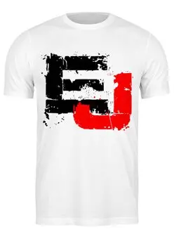 Заказать мужскую футболку в Москве. Футболка классическая Eminem от efimenko94misha@gmail.com - готовые дизайны и нанесение принтов.