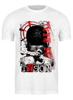 Заказать мужскую футболку в Москве. Футболка классическая King KO.Майк Тайсон. от 2510 - готовые дизайны и нанесение принтов.